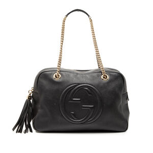 Pre-Loved Gucci Leather Soho Chain Shoulder Bag